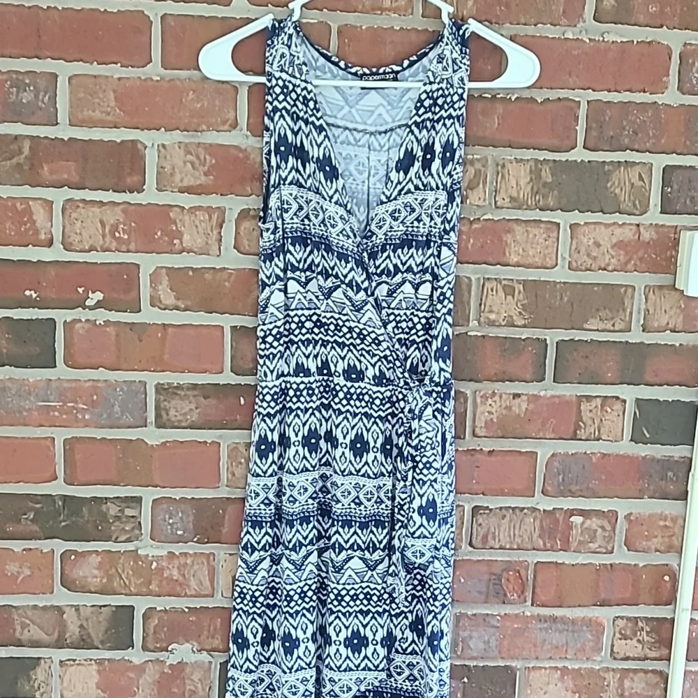 Papermoon Faux Wrap Dress, Size Small - Picture 2 of 6